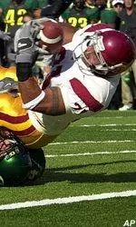 Said USC Coach Pete Carroll about senior tailback Malaefou MacKenzie (above): "We just continue to try to find ways to get him the ball since he always does something good. He just has big plays in him."