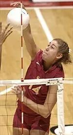 April Ross led USC in a 3-0 win over Arizona to clinch the 2002 Pac-10 Championship.