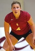 Libero Nicole Davis tied her career high with 24 digs in USC's sweep of UCSB on Tuesday.