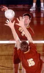 Senior opposite hitter Beau Rawi is first on USC in blocks (40).