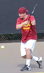 Playing first dual match in singles, freshman Teige Sullivan clinches the USC victory with win at No. 6.