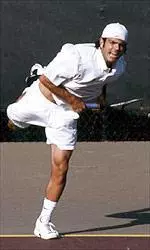 Senior Ryan Moore came away with USC's only singles victory as he defeated Cal's Balazs Veress, 3-6, 6-4, 6-2.