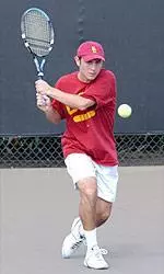 Ruben Torres clinched the Trojans' 4-0 win over Arkansas in the NCAA Second Round with a 6-2, 6-2 victory at No. 6.