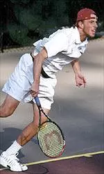 Nick Rainey received his first-ever selection to compete at the 2002 NCAA singles championships.