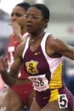 Angela Williams was named the recipient of the 2001-02 Honda Sports Award for track and field.