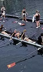 Varsity Eight competes for 2002 title at NCAA Championships in Indianapolis this week.