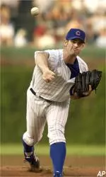 Mark Prior struck out eight while walking none and allowing only two hits to Houston.