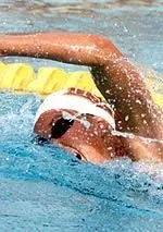 Senior Asa Sandlund won the 1000y free on Saturday.
