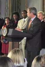 Women's Volleyball to be honored by President George W. Bush on Feb. 24 at White House.