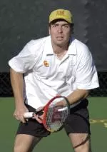 Senior Daniel Langre clinched the Trojans' preseason victory with a win at No. 2.