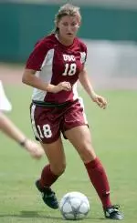Kelly Blais scored the lone goal in Friday's 2-1 loss at BYU