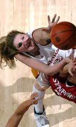 Off to a strong start, sophomore Meghan Gnekow currently leads the Pac-10 in offensive rebounds.