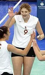 Emily Adams and teammates April Ross, Bibiana Cadelas and Keao Burdine all earned AVCA All-America honors.