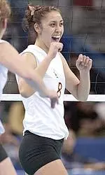 Keao Burdine led USC with 13 kills and 10 digs in a 3-0 win over Minnesota.