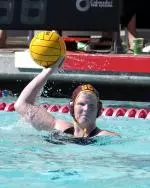 Katrin Dierolf scored a team-high four goals in Sunday's 9-3 win against California