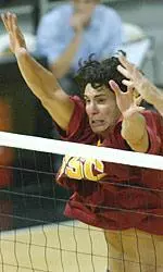 Third-year starter Josh Day, an effective 6-5 senior middle blocker, leads USC in hitting percentage (.399) and blocks (46) and is third in kills (115) in 2003.