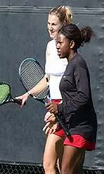 Tiffany Brymer and Jewel Peterson look to bounce back with Friday's start of the doubles tourney.