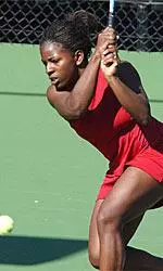 Jewel Peterson beat North Carolina's Marlene Mejia in Tuesday's NCAA second round match.