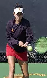 Women's tennis competes at the 2003 NCAA Championships, Friday and Saturday at Marks Tennis Stadium.
