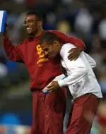 Julien Kapek and Allen Simms--the two greatest triple jumpers in USC history