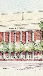 A partial look at designs for the Galen Center.