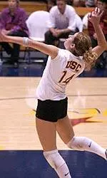 April Ross set a career high with seven service aces against Centenary on Friday.