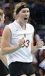Katie Olsovsky helped lead USC to a sweep of Texas A&M to capture tournament championship.