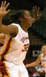 Ebony Hoffman led with 25 points as the Women of Troy beat the Ducks, 69-55.