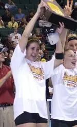 April Ross will receive the Honda Award, given annually to the top woman student athlete in 12 sports.