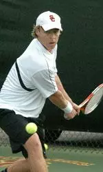 Brian Wright won both of his singles matches at last week's tourney.