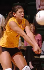 Libero Debora Seilhamer continues to lead the Women of Troy in digs per game.