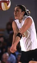 Keao Burdine leads USC past Arizona with 18 kills and 11 digs.