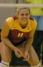 Sarah Florian hit .438 and collected 19.5 points in her first start for the Women of Troy.