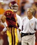 Matt Leinart and Pete Carroll talk about Saturday's game against Notre Dame at the Coliseum