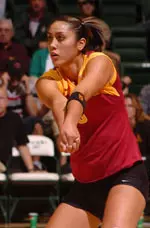 Keao Burdine earned her fourth career Pac-10 honor and third-straight first team selection.