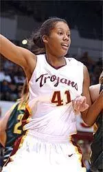 Sophomore Jamie Funn led the team with nine rebounds against Love & Basketball.