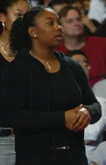 Jazlyn Davis, a 5-8 guard from Toledo, Ohio, looks forward to getting back on the basketball court.