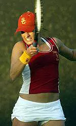 Carine Vermeulen won her match at No. 2 en route to USC's 4-3 victory over Arizona State.