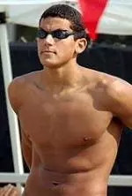 Ous Mellouli was second in the 400m IM, improving on his fourth-place mark last year.