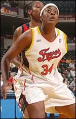 Starting at forward, Ebony Hoffman contributes to Fever victory. (photo credit: wnba)