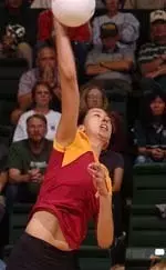 Bibiana Candelas is named NACWAA Volleyball Classic MVP after steadily guiding USC to 3-2 victory.