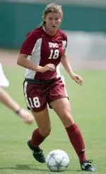 Kelly Blais scored the lone goal in Sunday's 2-1 loss at No. 5 Florida State