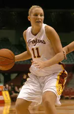 Freshman Brynn Cameron currently leads the Women of Troy with 10.2 points per game.