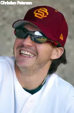 Oakland A's and former USC pitcher Barry Zito was one of close to 50 players to attend the 2005 Alumni Game at Dedeaux Field (photo: Christian Petersen)
