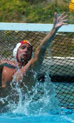 Goalie Adam Shilling had 11 saves against the Anteaters to help clinch the 5-4 win.