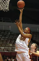 Chloe Kerr scored 15 points against Eastern Illinois Sunday. (file photo)