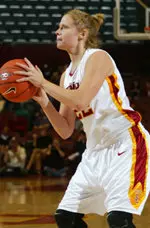 Junior Allison Jaskowiak has worked her way into the starting lineup at USC and hit career highs against Hawai'i.