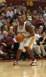 Junior Lodrick Stewart is USC's high scorer in a 97-84 exhibition win vs. CS Dominguez