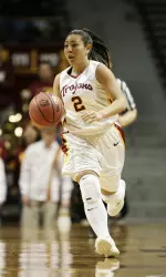 Jamie Hagiya scored a season-high 13 points for USC against LMU.