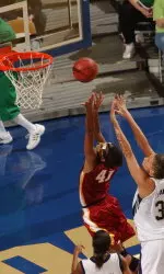 Jamie Funn is averaging 4.8 rebounds per game for the Women of Troy.